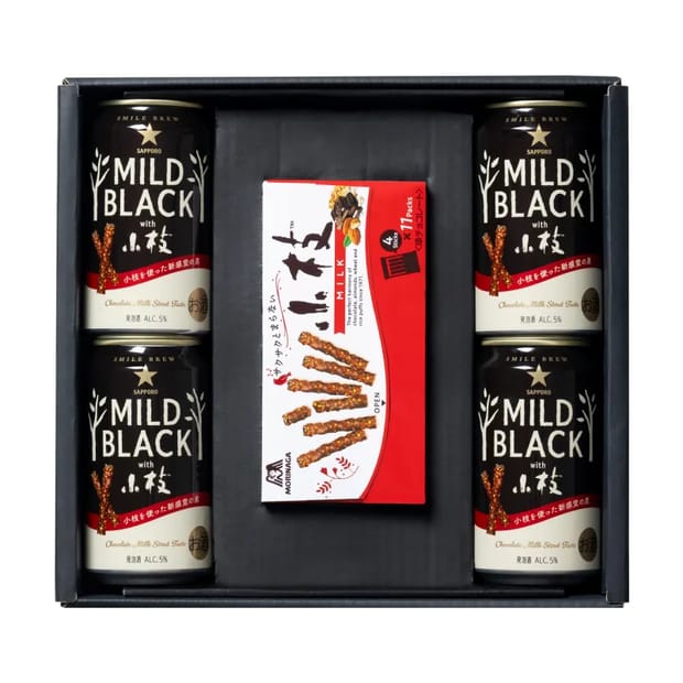 【在庫一掃】 森永製菓の「小枝」×サッポロビールの限定コラボレーション！新 ビール・発泡酒